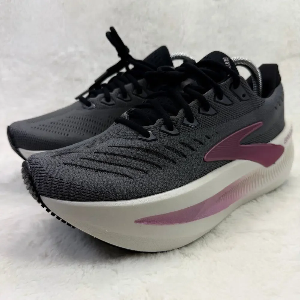 Brooks Glycerin Max 2 Womens Running Shoes Gray Coconut Metallic Size 10